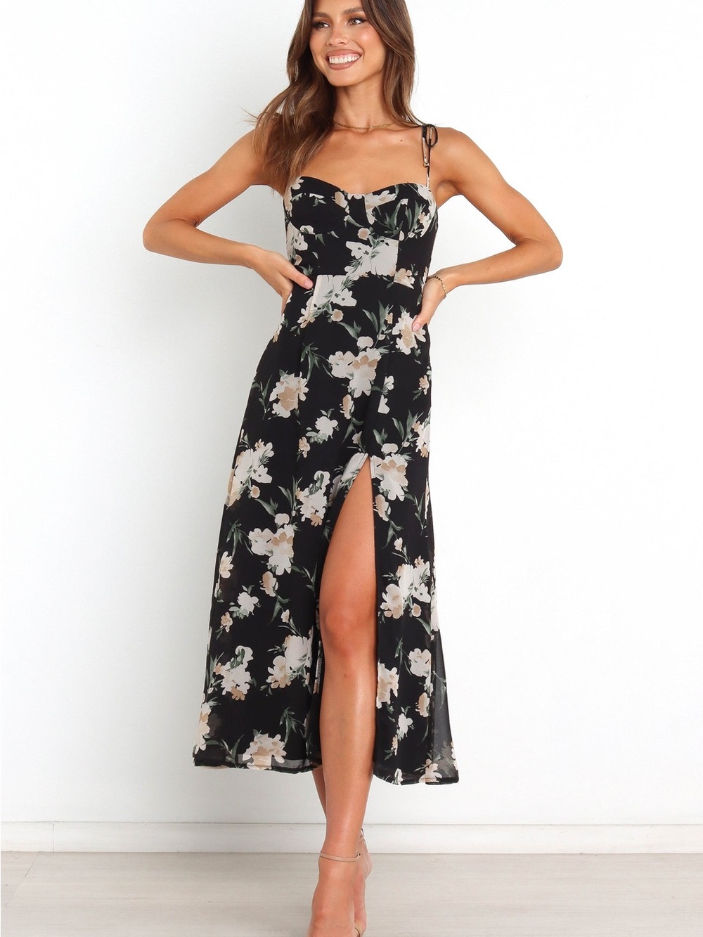 Petal & Pup Meg Dress - Black (Size 6)